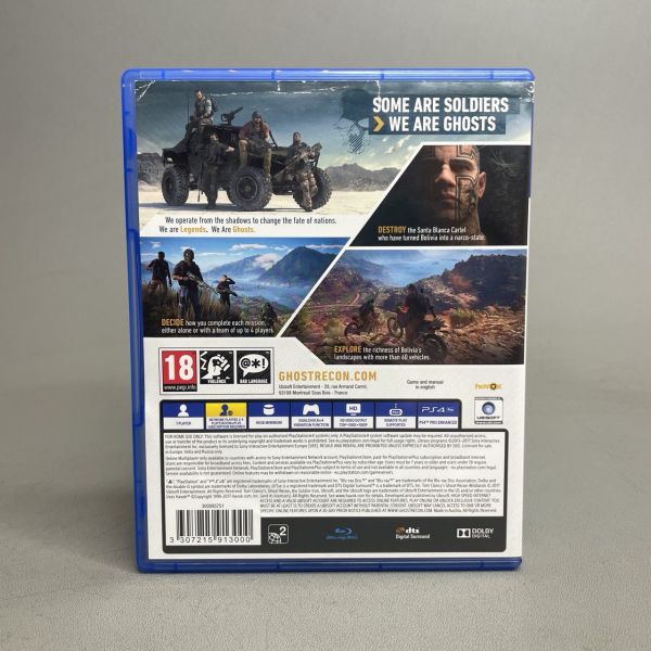 Tom Clancy's Ghost Recon: Wildlands (PS4) диск