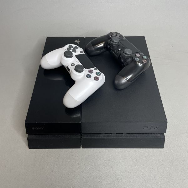 Игровая приставка Sony PlayStation 4 Fat 500gb, два геймпада, черный