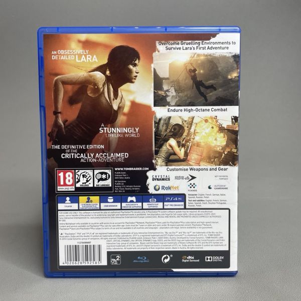 Игра Tomb Raider. Definitive Edition PS4 (Playstation 4/5, английская версия, диск)