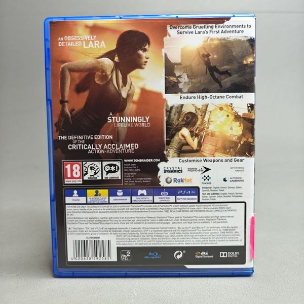 Игра Tomb Raider. Definitive Edition для PS4 (диск)