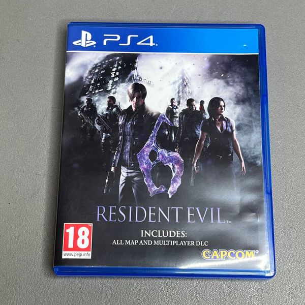 Диск с игрой Resident Evil 6 для PS4 (русские субтитры)