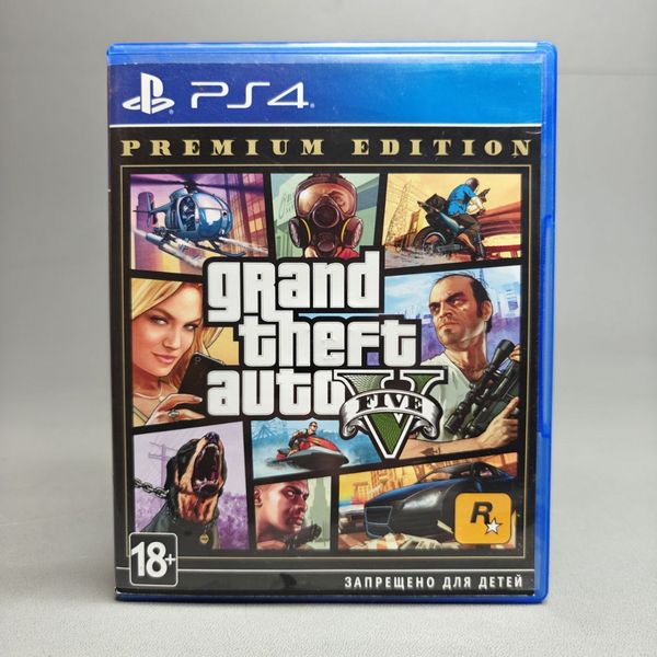 Игра GTA: Grand Theft Auto V PS4, диск