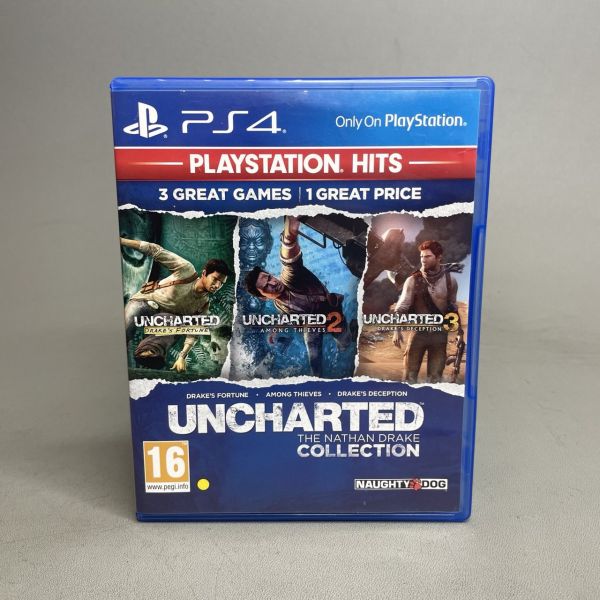 Uncharted: Натан Дрейк. Коллекция (Хиты PlayStation) (PS4, язык можно выбрать в настройках) диск