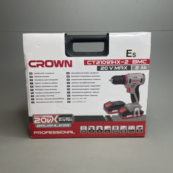 Шуруповерт аккумуляторный CROWN CT21091HX-2 BMC