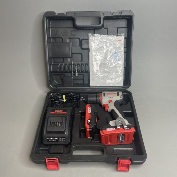 Шуруповерт аккумуляторный CROWN CT21091HX-2 BMC