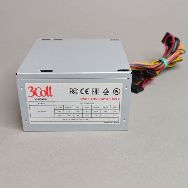 Блок питания 3Cott 400W 3C-ATX400W