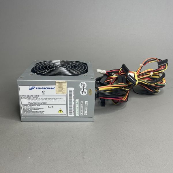 Блок питания FSP 600W ATX 24+4+4/6+2+6+2PCI-E/6SATA/120fan ATX-600PNR
