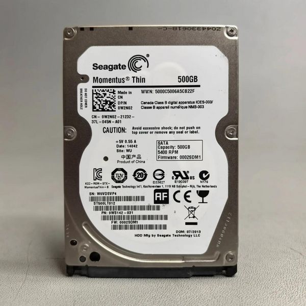 Жесткий диск Seagate 500 ГБ 2.5