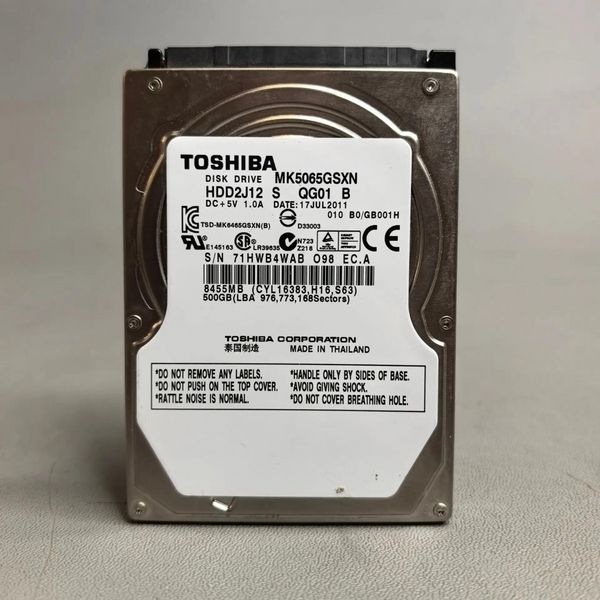Жесткий диск Toshiba 500 ГБ 2.5