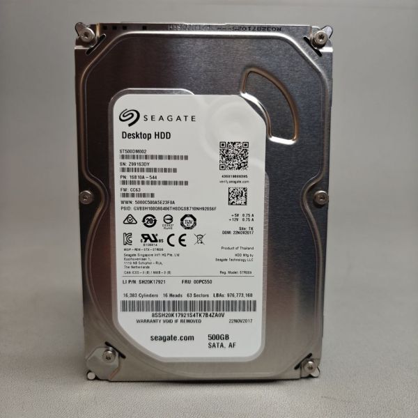Жесткий диск Seagate Barracuda 500 ГБ ST500DM002