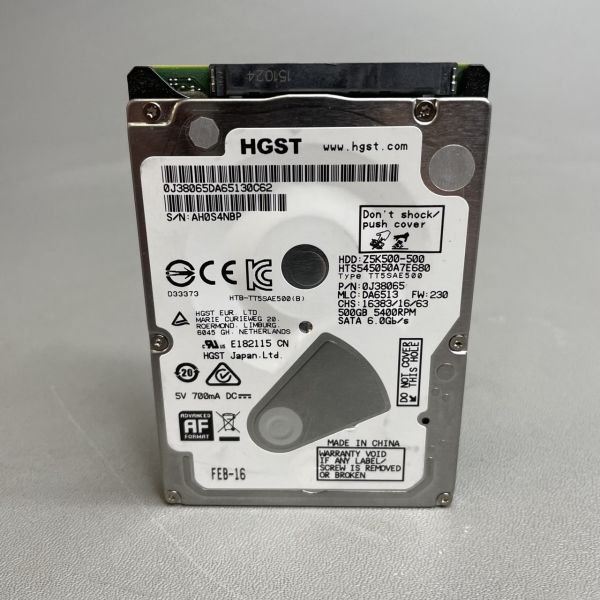 Жесткий диск HGST 500 ГБ HTS545050A7E680