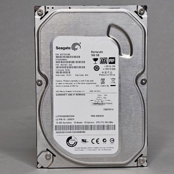 Жесткий диск Seagate Barracuda 500 ГБ ST500DM002