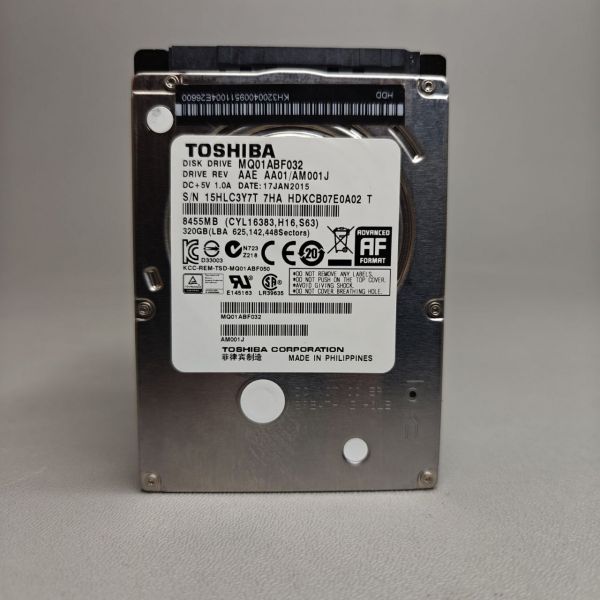 Жесткий диск Toshiba MQ01ABF032 320Gb 5400 SATAIII 2,5