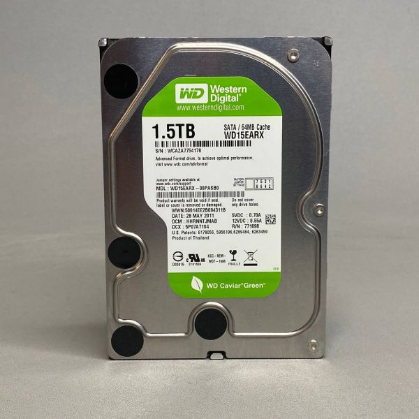 Жесткий диск Western Digital WD15EARX 1,5Tb SATAIII 3,5