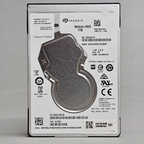 Жесткий диск Seagate Mobile HDD 1ТБ ST1000LM035