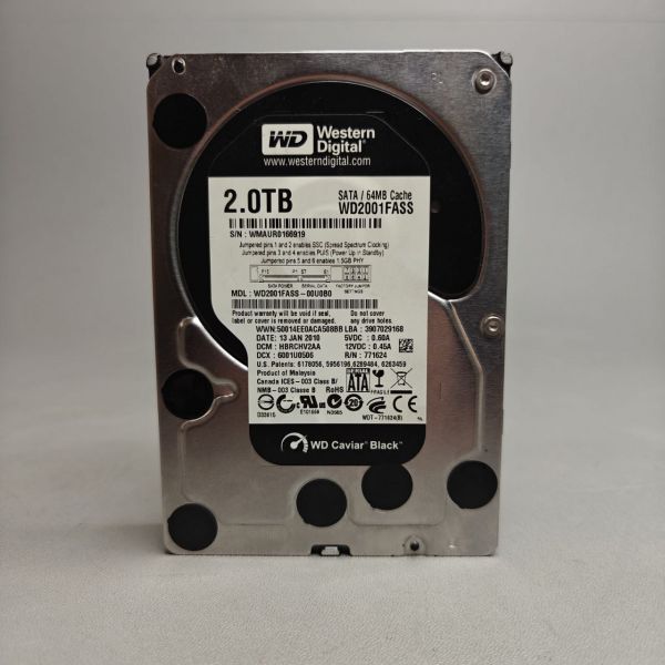 Жесткий Диск Western Digital WD2001FASS 2Tb SATAII 3.5
