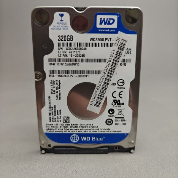 Жесткий диск Western Digital WD3200LPVT 320Gb 5400 SATAII 2,5