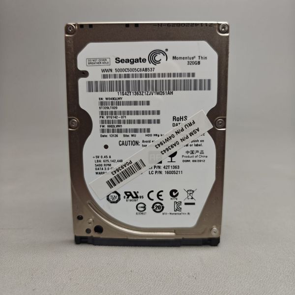 Жесткий диск Seagate Momentus Thin ST320LT020 320Gb