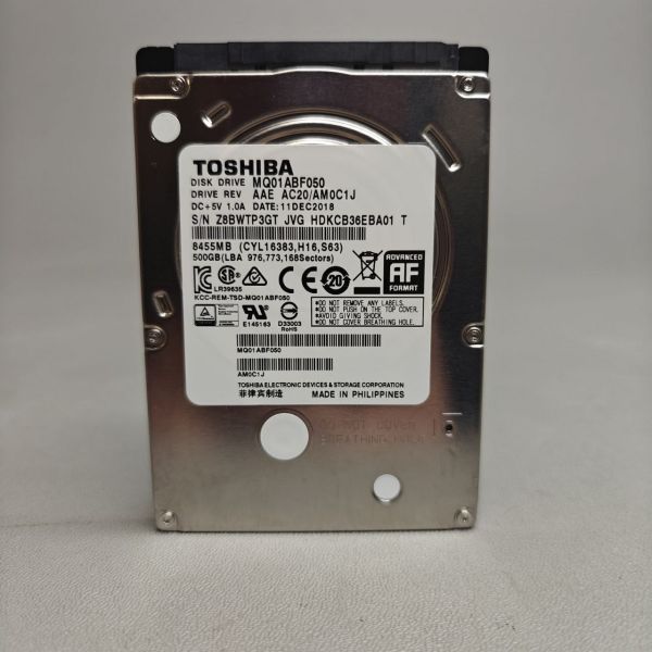 Жесткий диск Toshiba MQ01ABF050 500ГБ