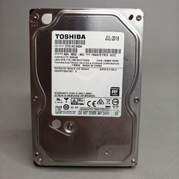 Жесткий диск Toshiba 
