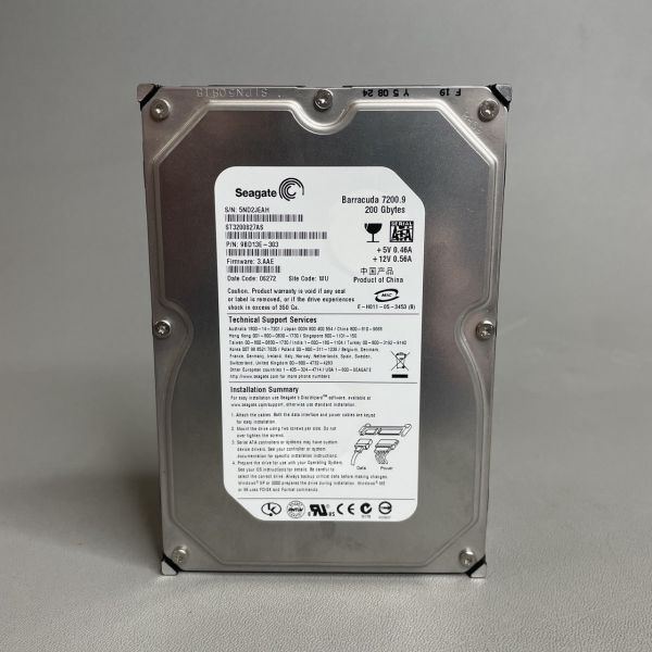 Жесткий диск Seagate ST3200827AS 200Gb 7200 SATAII 3.5