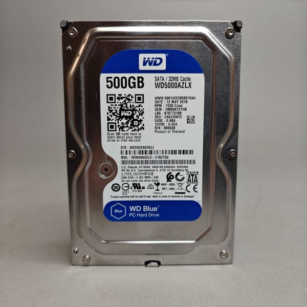 Жесткий диск WD Blue WD5000AZLX, 500ГБ