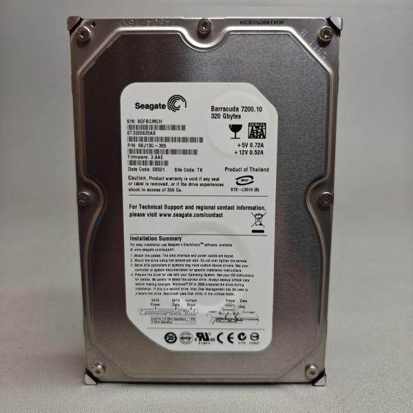 Жесткий диск Seagate ST3320820AS 320Gb 7200 SATAII 3.5