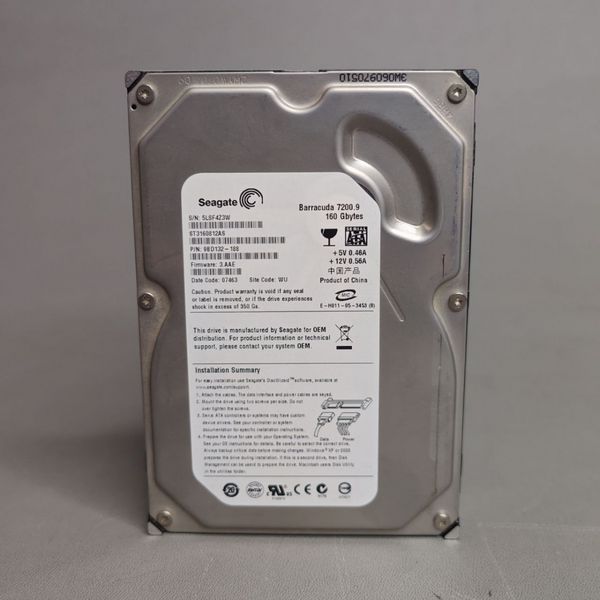 Жесткий диск Seagate ST3160812AS 160Gb SATAII 3,5