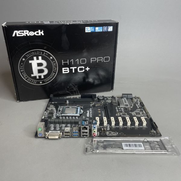 Материнская плата ASRock H110 Pro BTC+
