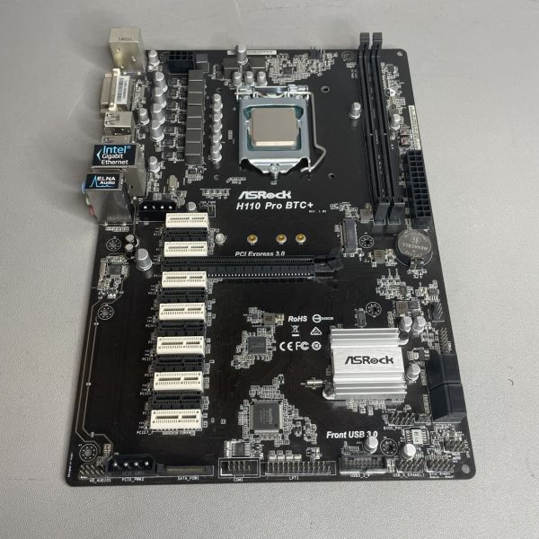 Материнская плата ASRock H110 Pro BTC+