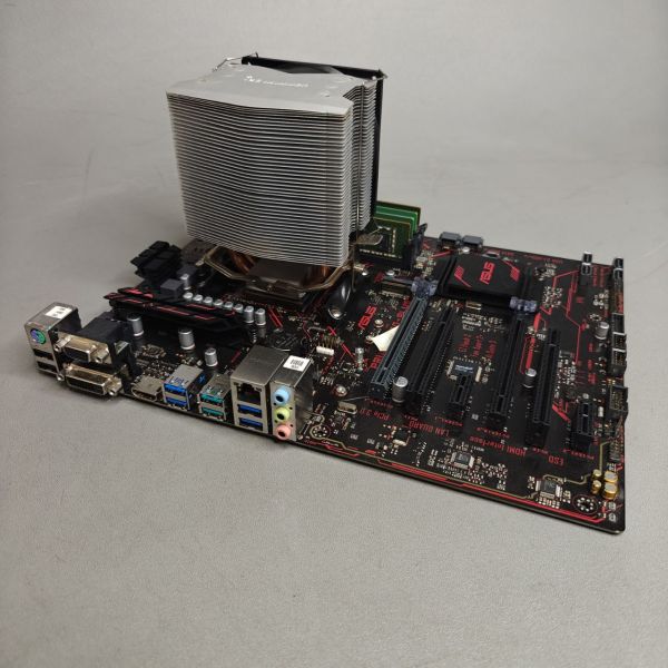 Комплект мат. плата ASUS PRIME B350-PLUS AM4 + Ryzen 5 1600 + 16Gb + кулер
