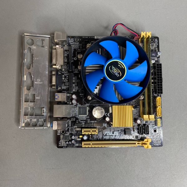 Комплект мат плата s-1150(H81) + core i5-4440+ 8Gb+ кулер