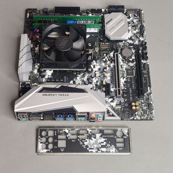 Комплект ASRock B450M STEEL LEGEND + R3 3200G + 16Гб + кулер