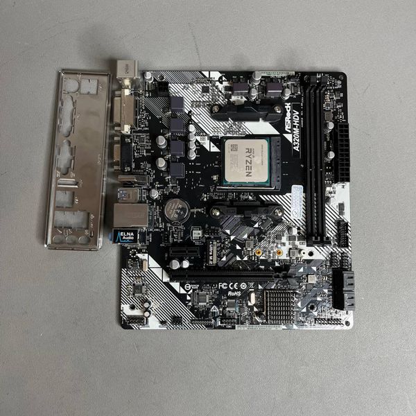 Комплект Asrock A320M-HDV +R3 2200G