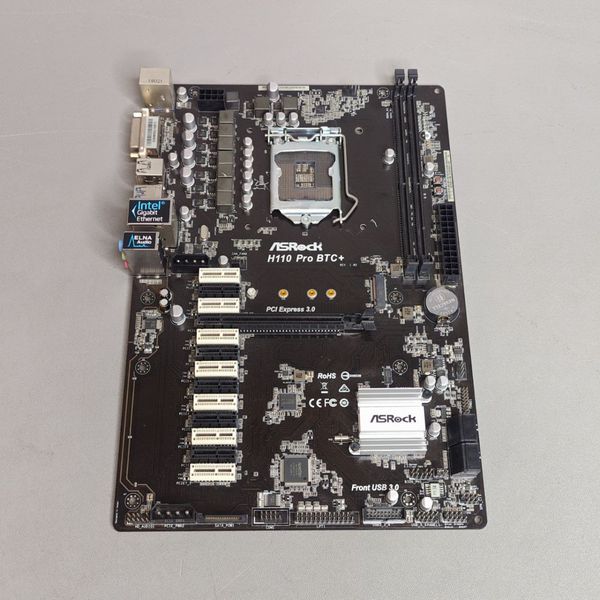 Материнская плата ASRock H110 Pro BTC+