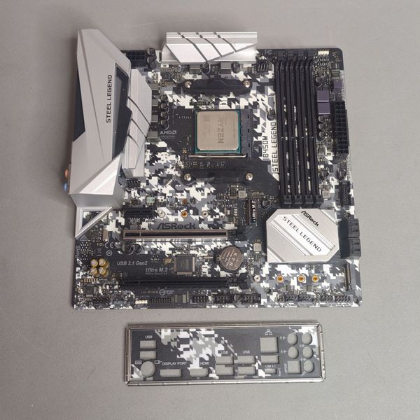Комплект мат. плата ASRock B450M STEEL LEGEND + R3 3200G