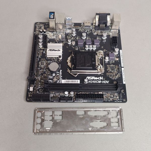 Материнская плата ASRock H310CM-HDV - LGA 1151v2, DDR4