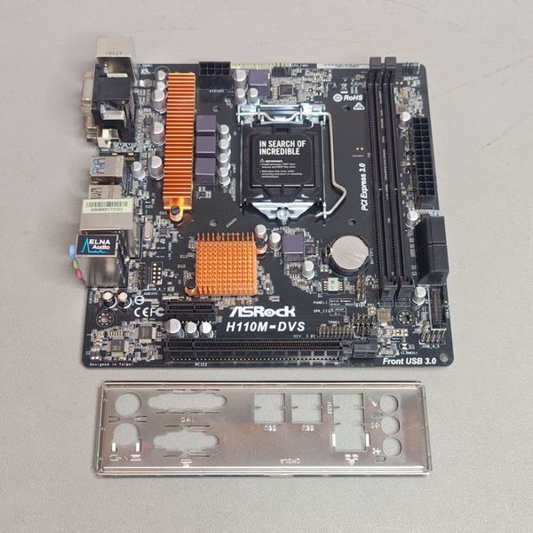 Материнская плата Asrock H110M-DVS R3.0 LGA1151 mATX