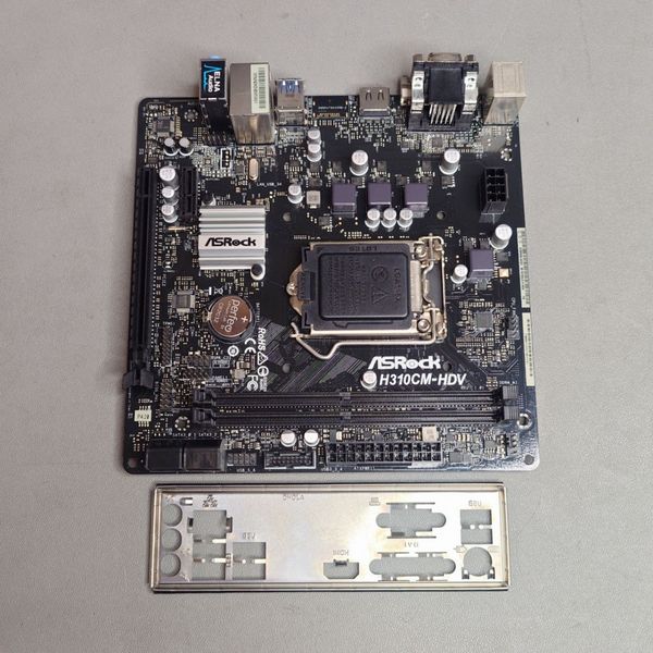 Материнская плата ASRock H310CM-HDV (LGA 1151-v2 / Micro-ATX)
