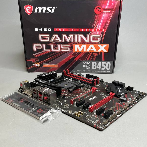 Материнская плата MSI B450 GAMING PLUS MAX (AM4, ATX)