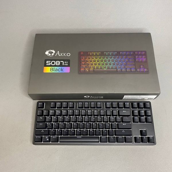 Игровая клавиатура AKKO 5087S Black RU RGB V3 Pro