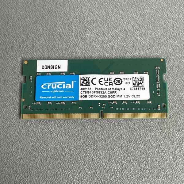 Оперативная память Crucial CT8G4SFS832A DDR4 - 1x 8ГБ 3200МГц, для ноутбуков (SO-DIMM), OEM
