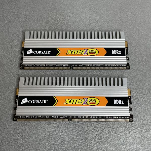 Оперативная память Corsair CM2X1024-6400C5DHX, DDR2, 2GB, 6400 (2 штуки по 1Gb)
