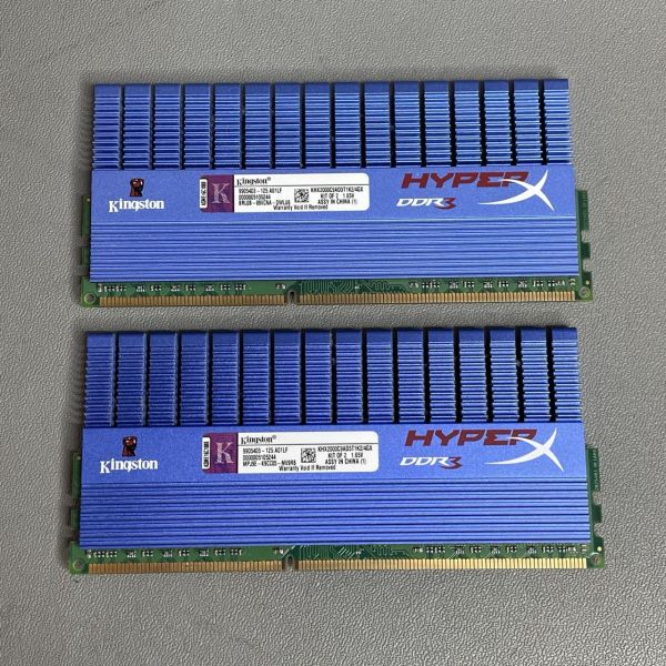 Оперативная память HyperX 4 ГБ (2 ГБ x 2 шт.) DDR3 2000 МГц DIMM CL9 KHX2000C9AD3T1K2/4GX