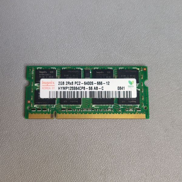 Оперативная память для ноутбука Hynix 2 ГБ DDR2 800 МГц SODIMM CL6 (HYMP125S64CP8-S6)