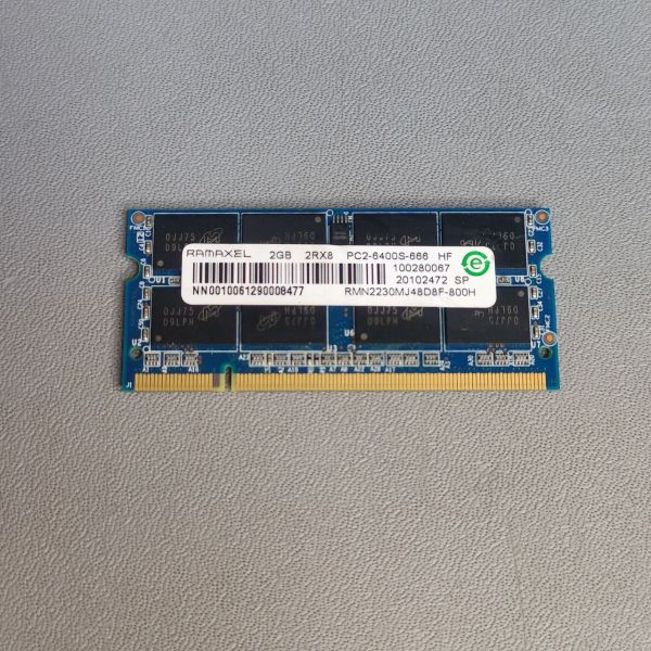 Оперативная память для ноутбука Ramaxel 2 ГБ DDR2 800 МГц SODIMM (RMN2230MJ48D8F800H)