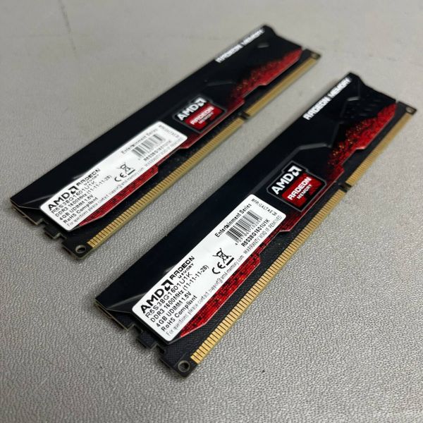 Оперативная память AMD Radeon R5 Entertainment Series DDR3 1600 Мгц 2x4GB R5S38G1601U1K