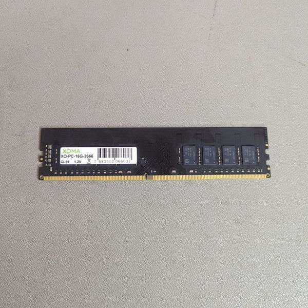 Оперативная память XOMA, 16Gb, 2666МГц, DDR4, DIMM, для ПК, двухранговая