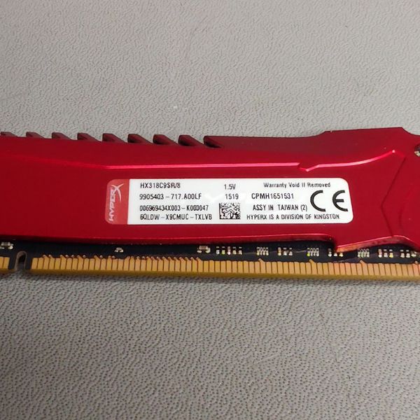 Оперативная память HyperX Savage DDR3 1x8Gb (HX318C9SR/8)