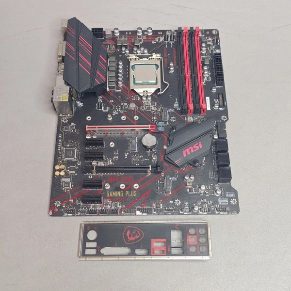 Комплект: материнская плата MSI MPG Z390 GAMING PLUS (LGA1151v2, ATX) + Core i9 -9900K